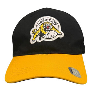 Hamilton Tiger-Cats Hat Cap Strap Back Mens Black CFL Football Embroidered